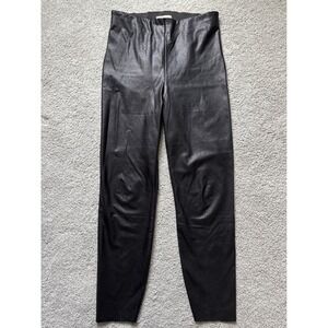 Altar'd State Black Faux Leather High Waisted Leggings Slim Fit Women M 29x28